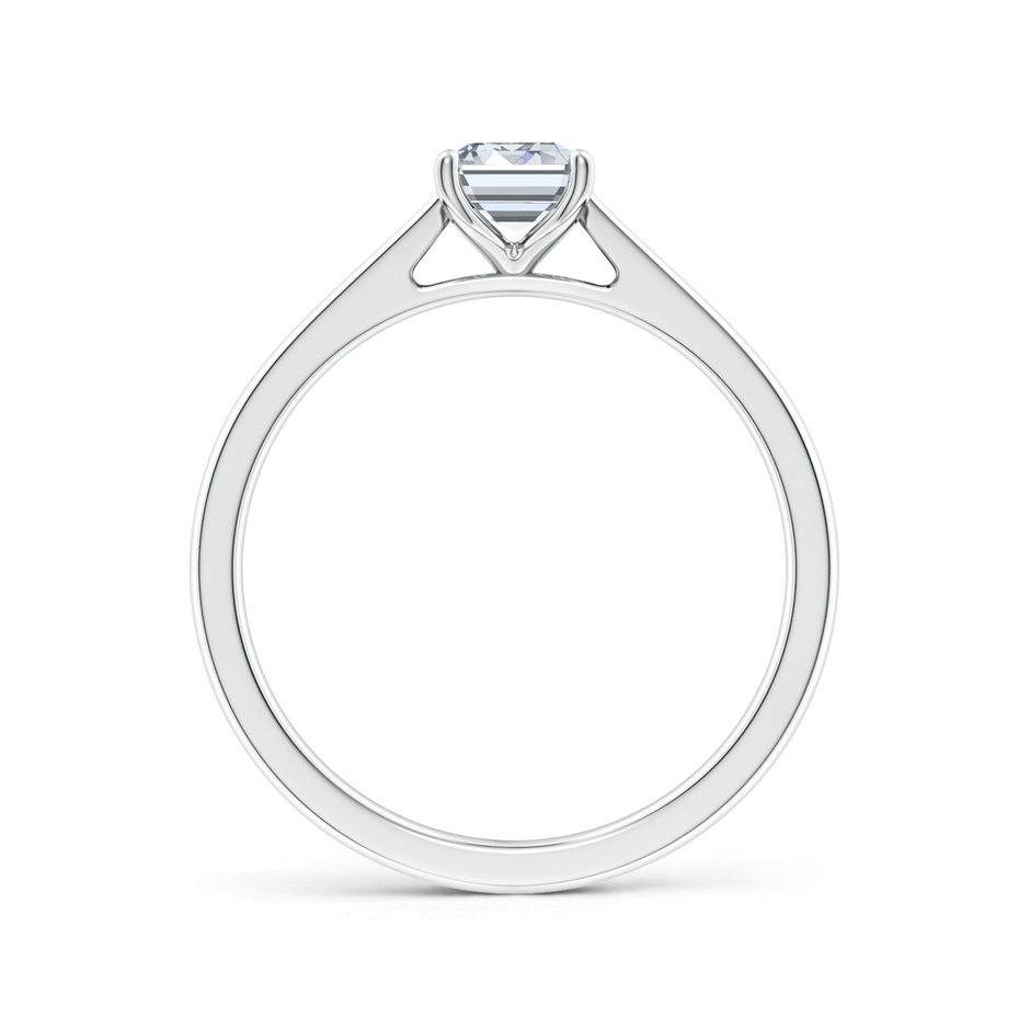 6.5x4.5mm HSI2 Emerald-Cut Diamond Reverse Tapered Shank Cathedral Engagement Ring in White Gold side 199