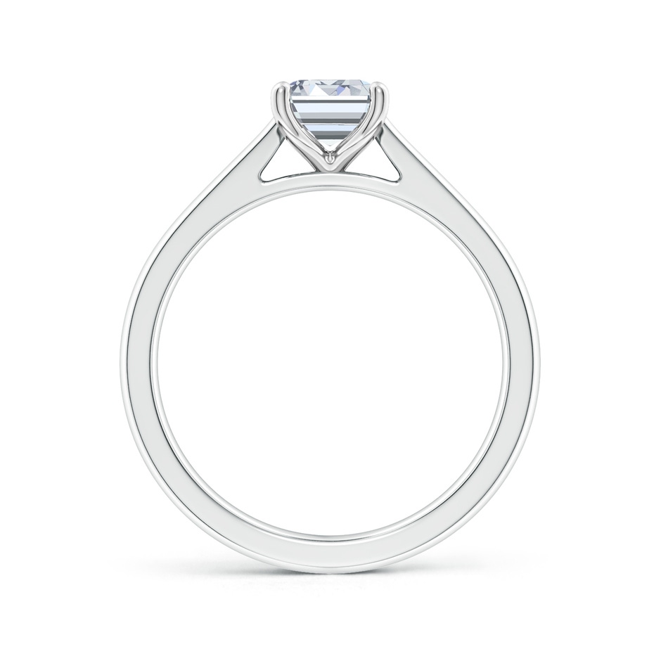 7.5x5.5mm HSI2 Emerald-Cut Diamond Reverse Tapered Shank Cathedral Engagement Ring in White Gold side 199