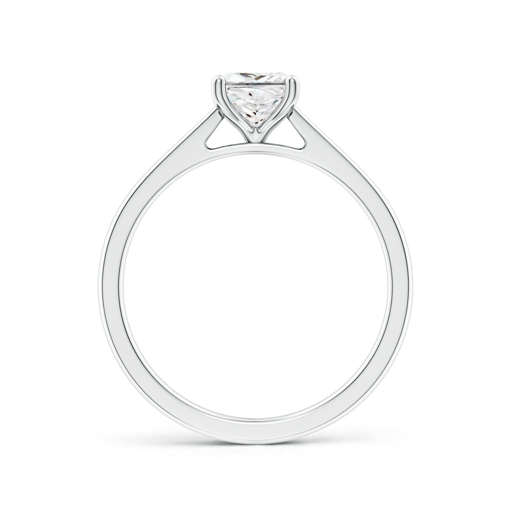 5mm GVS2 Princess-Cut Diamond Reverse Tapered Shank Cathedral Engagement Ring in P950 Platinum - side 199