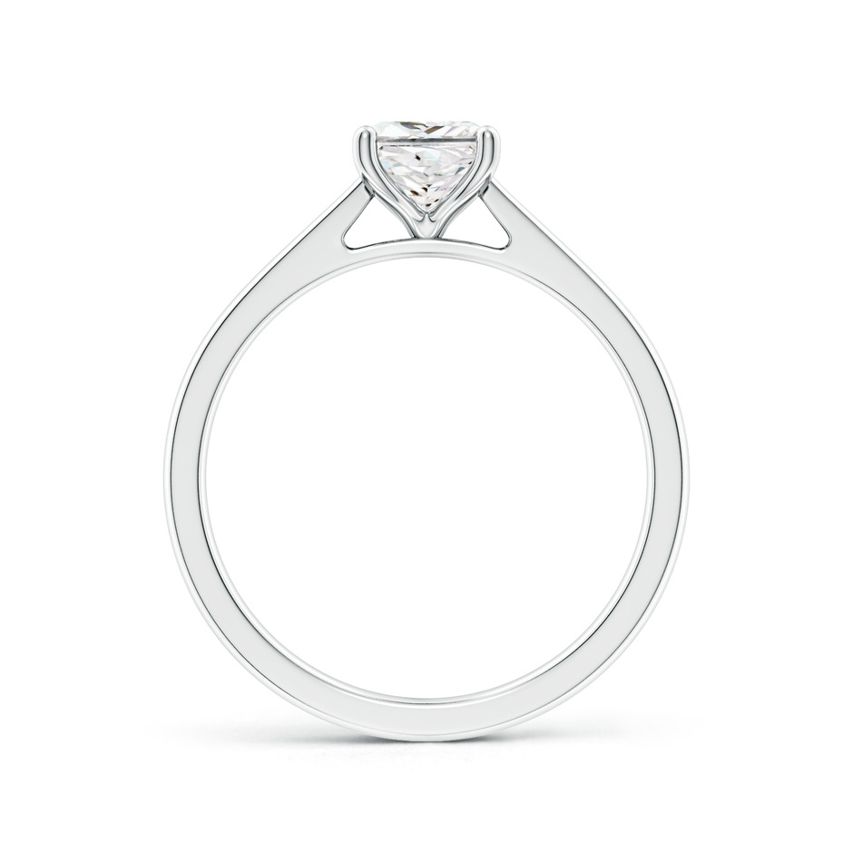 5mm GVS2 Princess-Cut Diamond Reverse Tapered Shank Cathedral Engagement Ring in P950 Platinum side 199