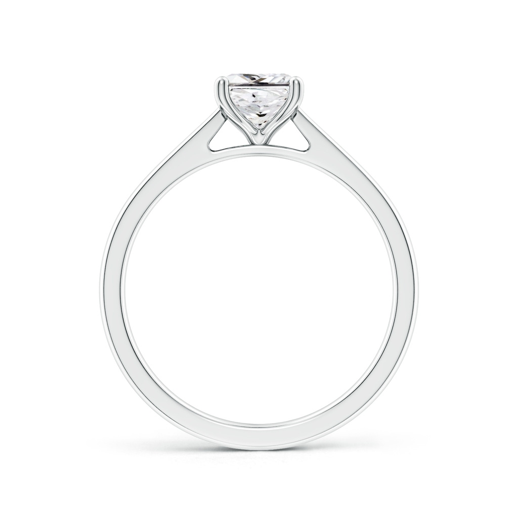 5mm HSI2 Princess-Cut Diamond Reverse Tapered Shank Cathedral Engagement Ring in White Gold - side 199