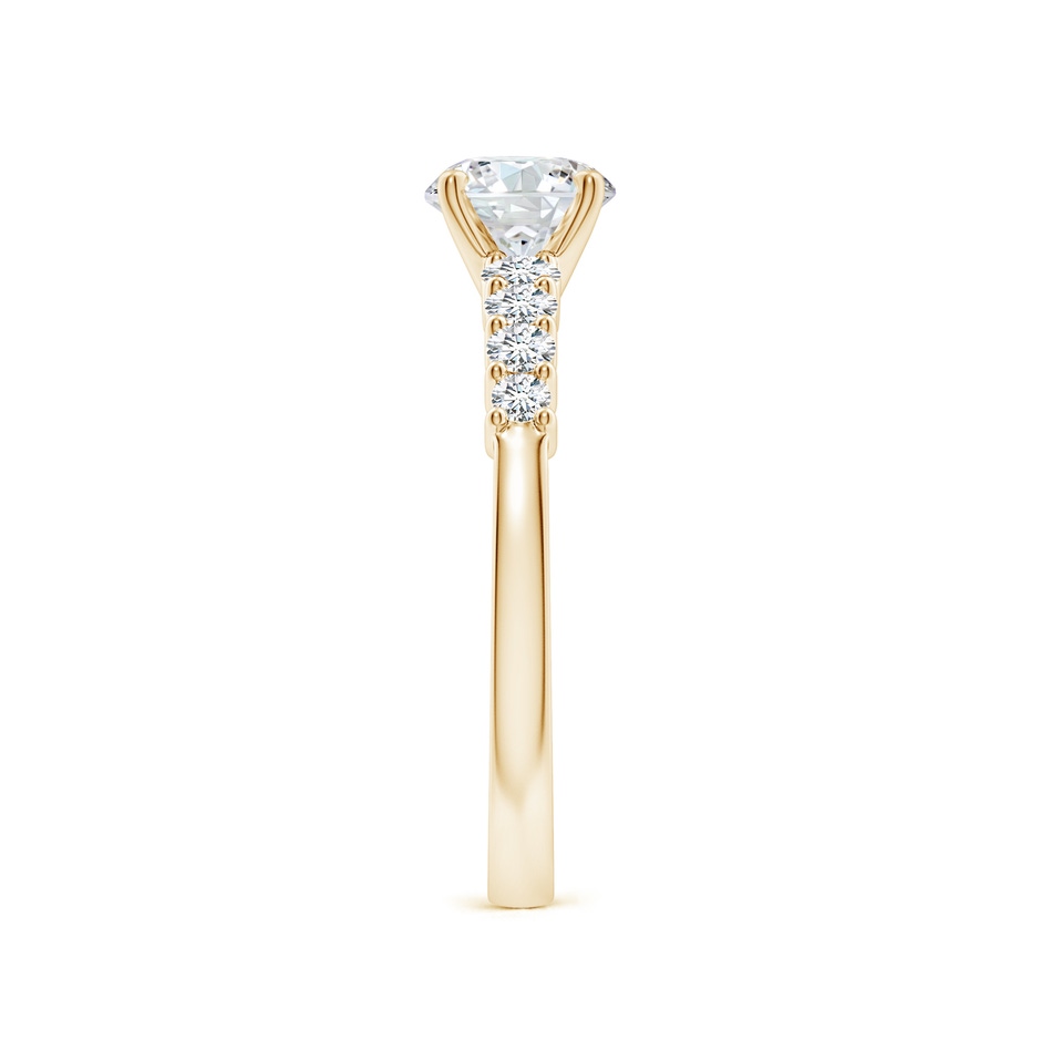 5.9mm GVS2 Solitaire Round Diamond Graduated Engagement Ring in Yellow Gold side 299