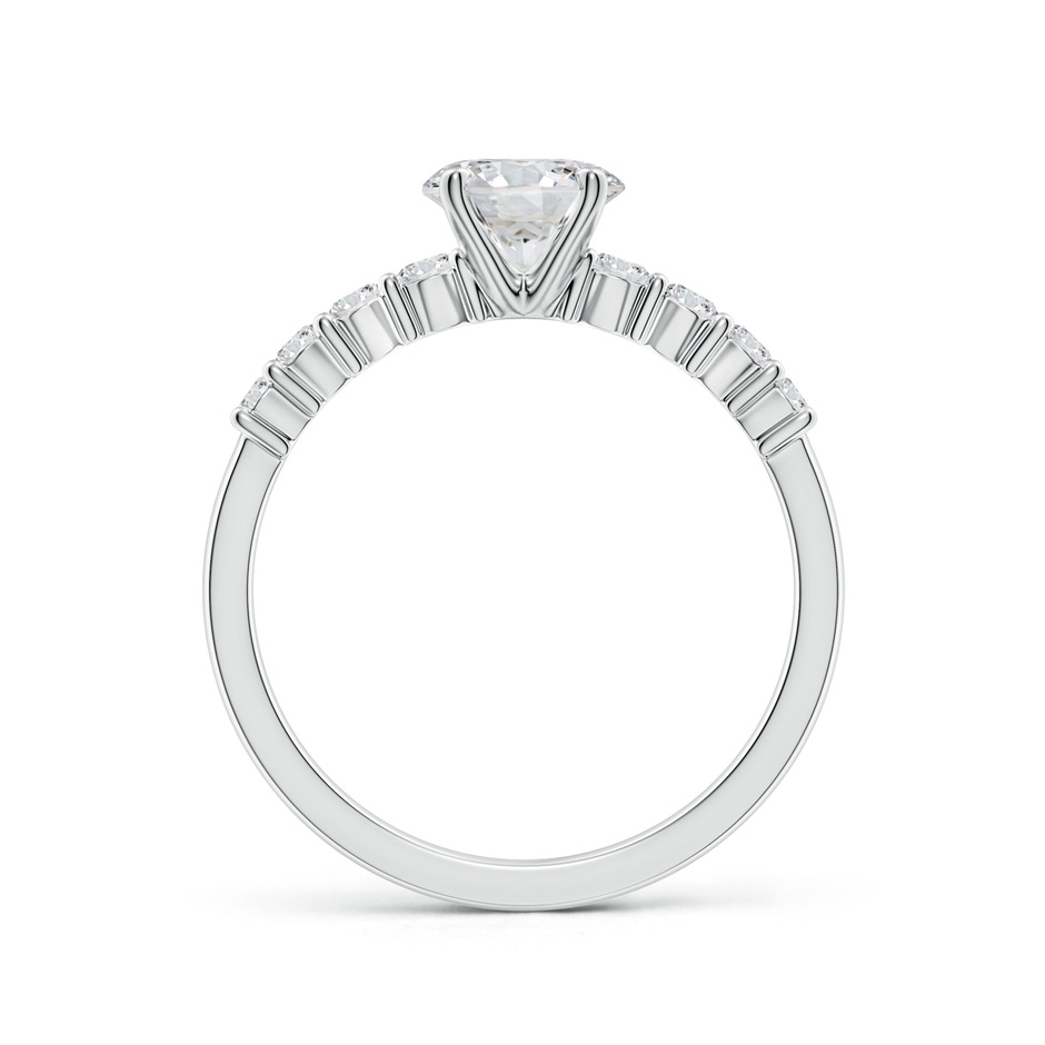 5.9mm HSI2 Solitaire Round Diamond Graduated Engagement Ring in White Gold side 199