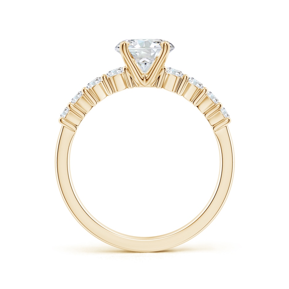 6.5mm GVS2 Solitaire Round Diamond Graduated Engagement Ring in Yellow Gold side 199