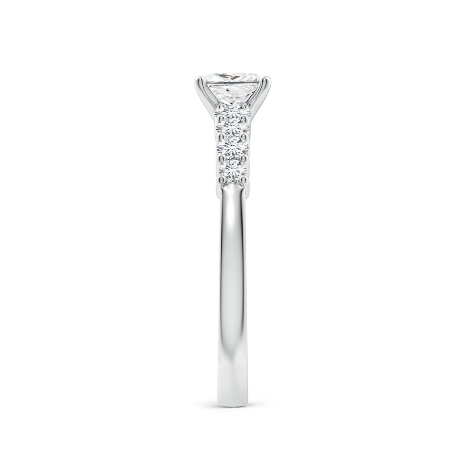 5mm GVS2 Solitaire Princess-Cut Diamond Graduated Engagement Ring in White Gold side 299