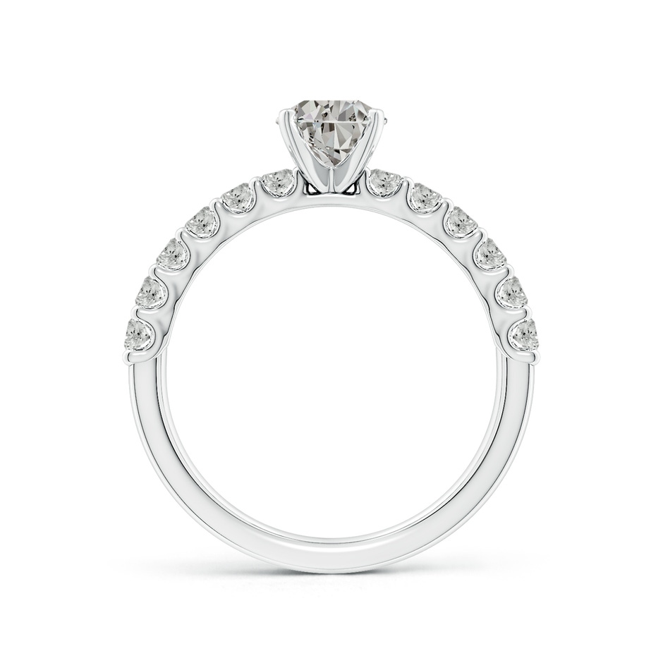 7.7x5.7mm KI3 Pear Diamond Solitaire Engagement Ring with Diamond Accents in White Gold side 199