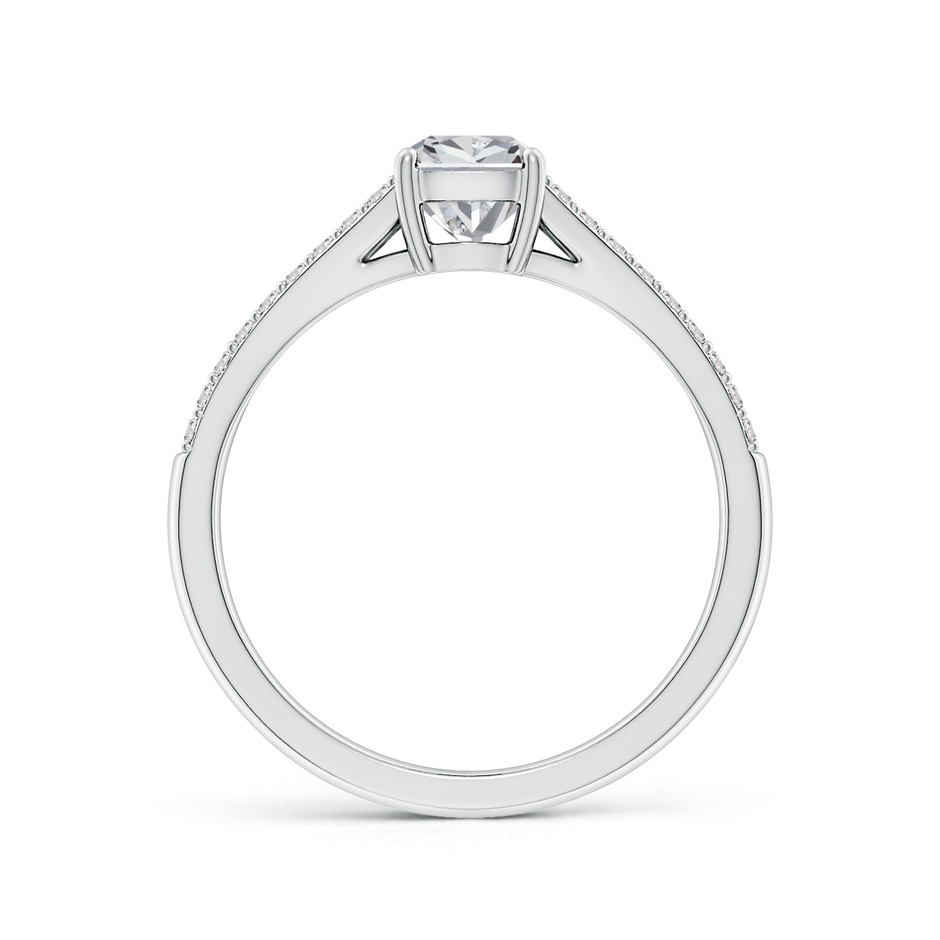 7x5mm IJI1I2 Solitaire Cushion Rectangular Diamond Split Shank Engagement Ring in White Gold side 199