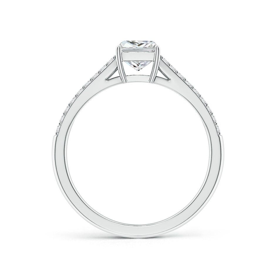 7x5mm HSI2 Solitaire Radiant-Cut Diamond Split Shank Engagement Ring in White Gold side 199