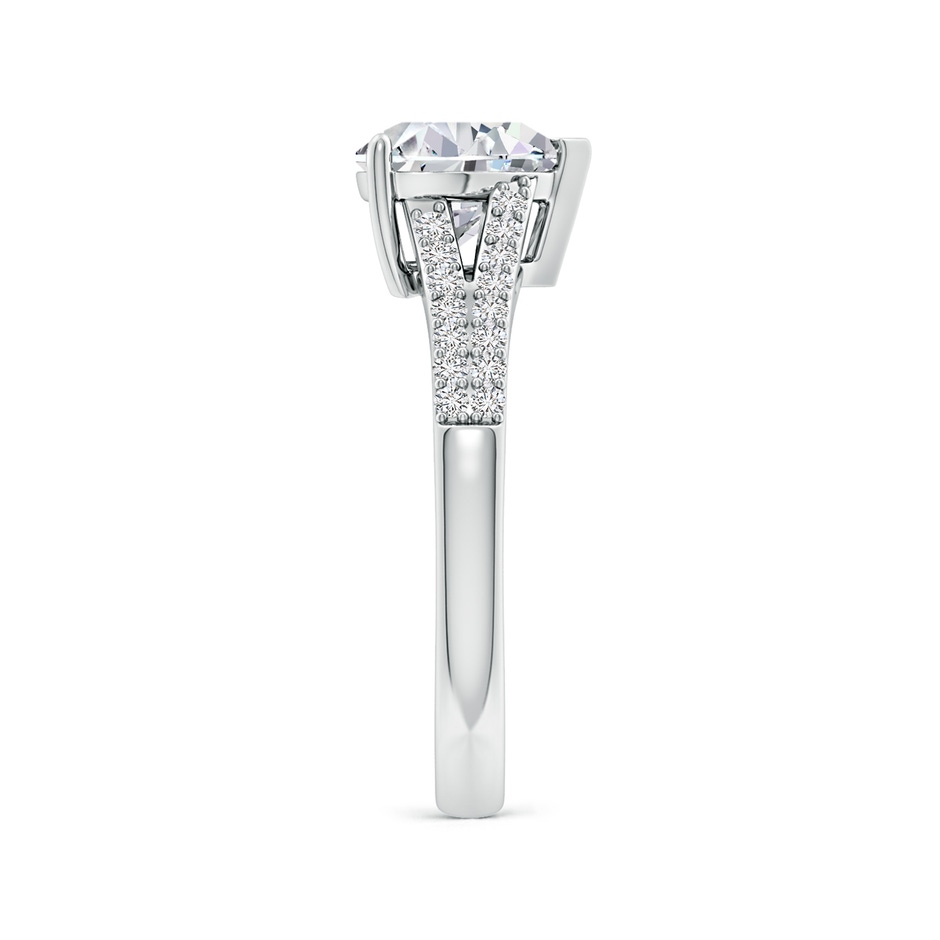 7.5mm HSI2 Solitaire Heart-Shaped Diamond Split Shank Engagement Ring in White Gold side 299