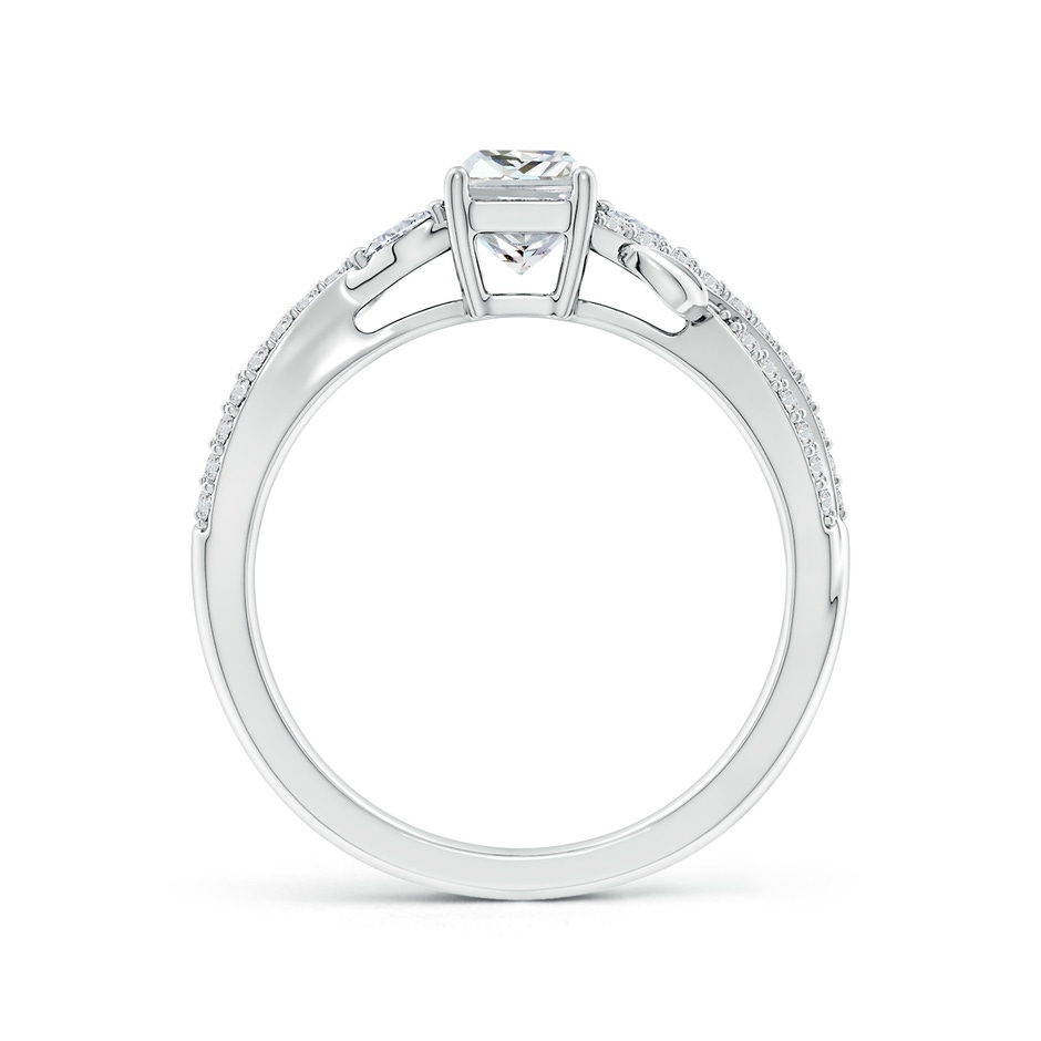 6.5x4.5mm HSI2 Nature-Inspired Radiant-Cut and Marquise Diamond Side Stone Engagement Ring in White Gold side 199