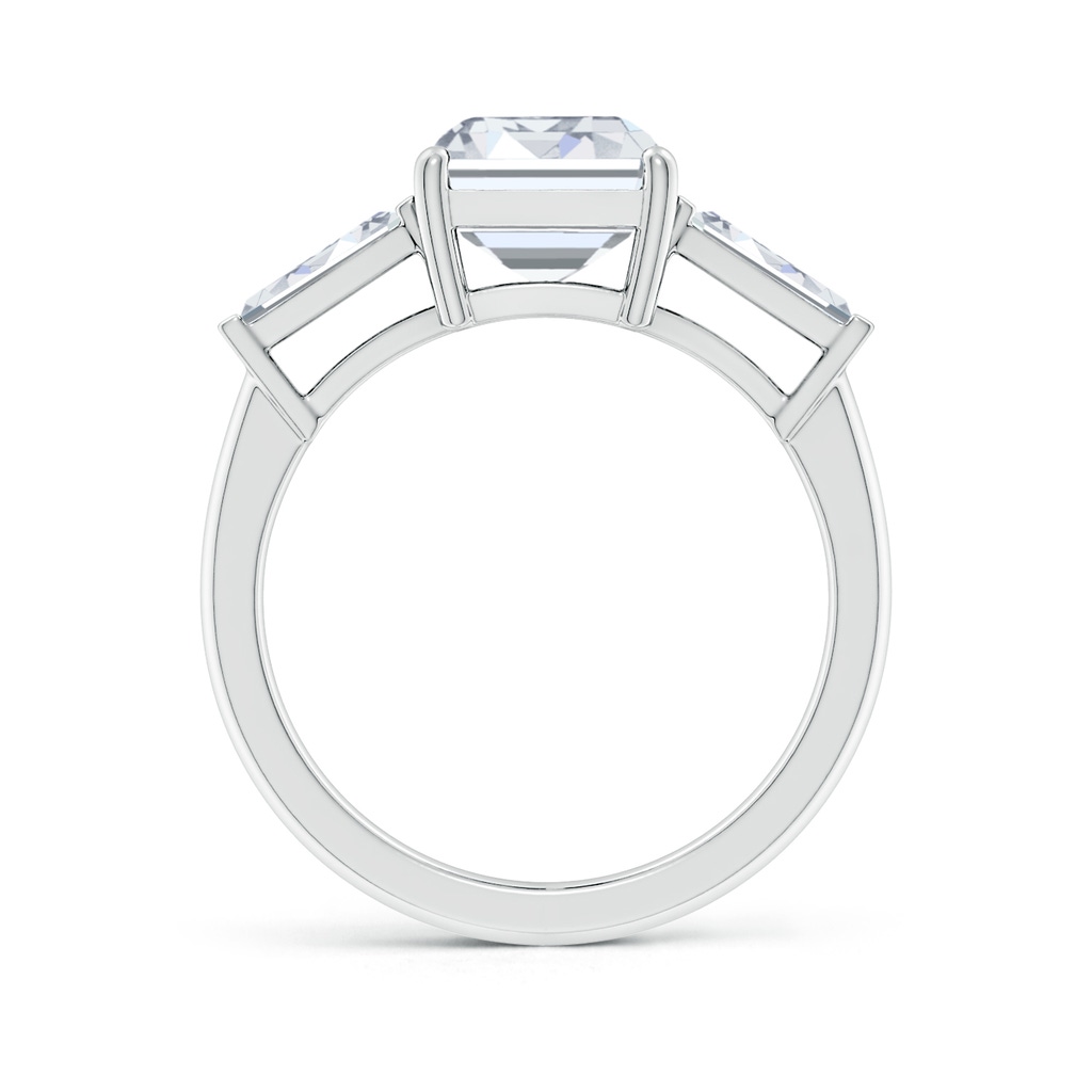 10x7.5mm GVS2 Emerald-Cut and Tapered Baguette Diamond Side Stone Engagement Ring in P950 Platinum - side 199