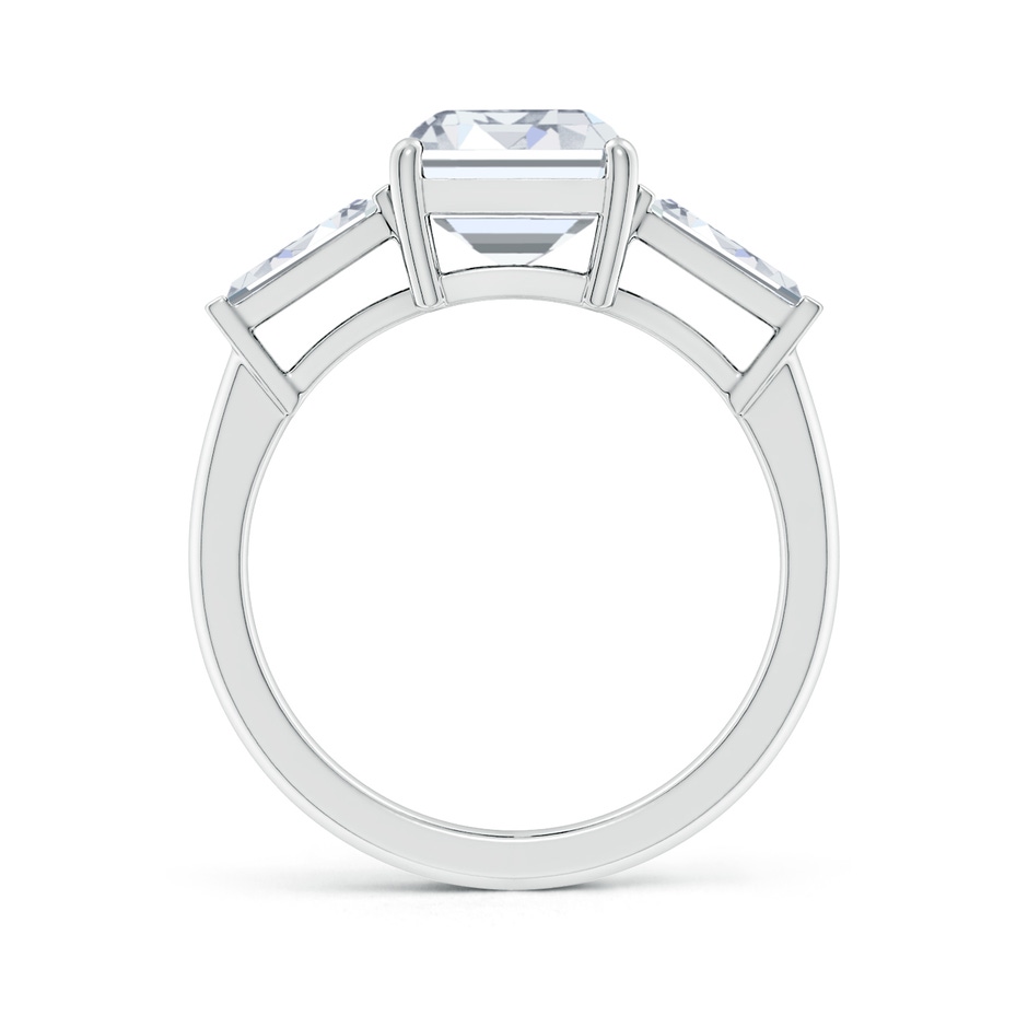10x7.5mm GVS2 Emerald-Cut and Tapered Baguette Diamond Side Stone Engagement Ring in P950 Platinum side 199