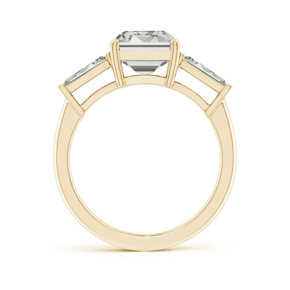 10x7.5mm KI3 Emerald-Cut and Tapered Baguette Diamond Side Stone Engagement Ring in 18K Yellow Gold side 199