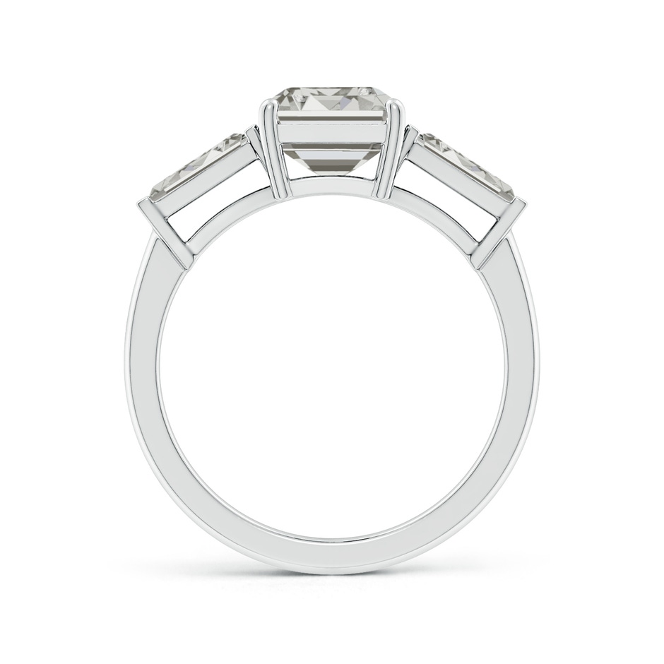9x7mm KI3 Emerald-Cut and Tapered Baguette Diamond Side Stone Engagement Ring in P950 Platinum side 199