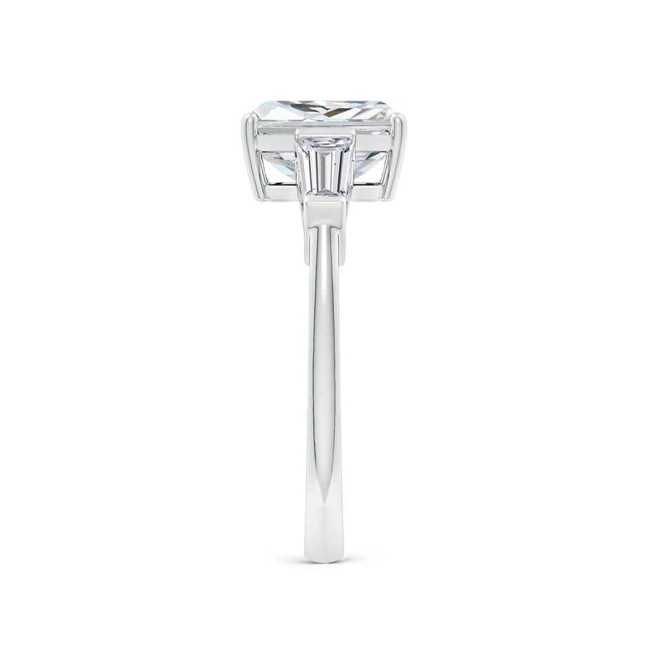 8x6mm HSI2 Radiant-Cut and Tapered Baguette Diamond Side Stone Engagement Ring in P950 Platinum side 299