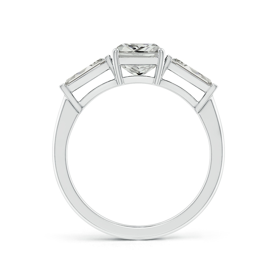 8x6mm KI3 Radiant-Cut and Tapered Baguette Diamond Side Stone Engagement Ring in P950 Platinum side 199