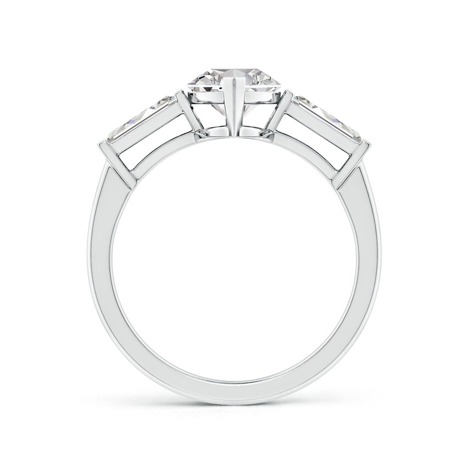 13x6.5mm IJI1I2 Marquise and Tapered Baguette Diamond Side Stone Engagement Ring in White Gold side 199