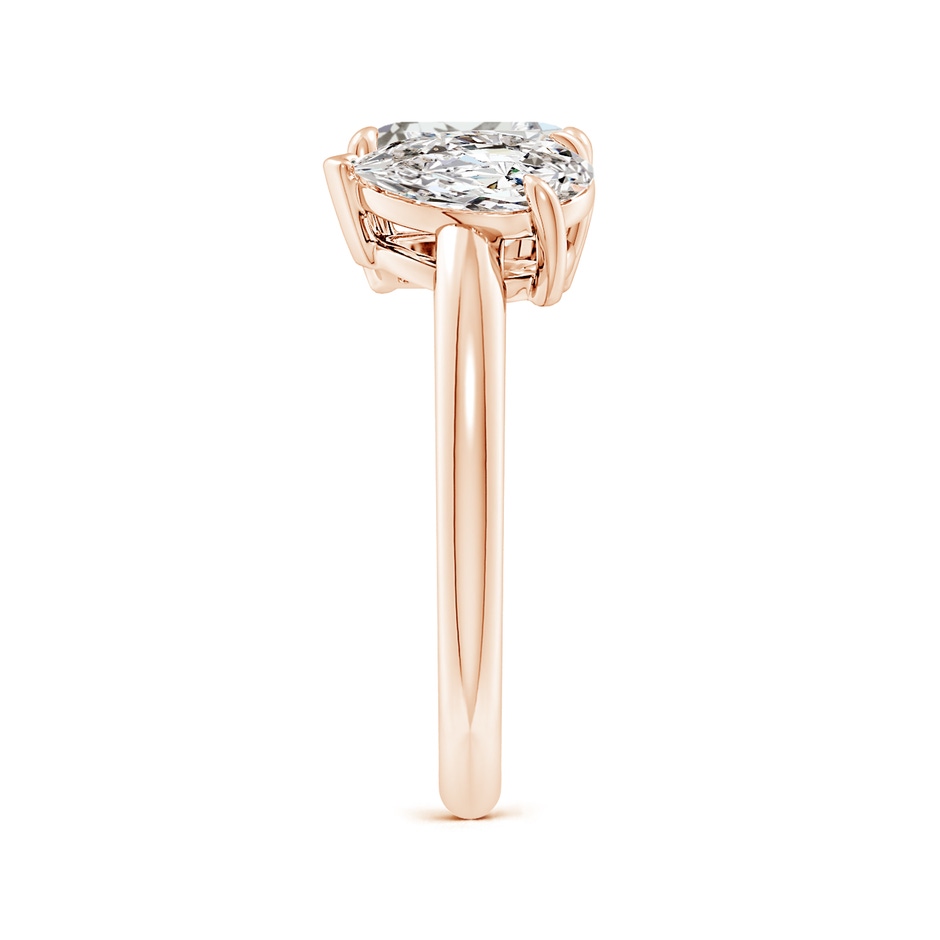 7.5x5.5mm IJI1I2 Emerald-Cut & Pear Diamond Two-Stone Engagement Ring in 18K Rose Gold side 299