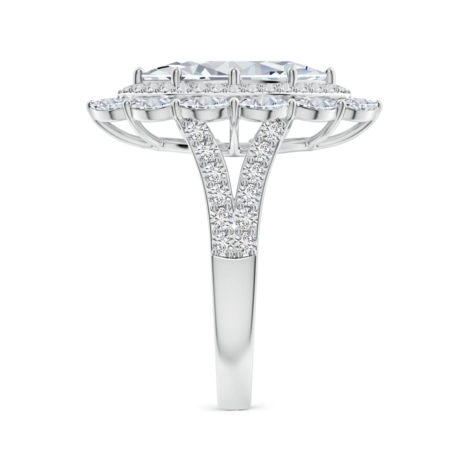 14x7mm HSI2 Marquise Diamond Split Shank Halo Cocktail Ring in White Gold side 299