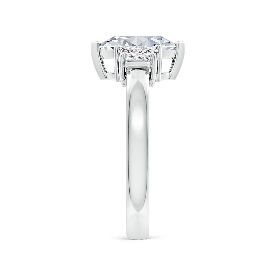 10x5mm HSI2 Marquise and Trapezoid Diamond Three Stone Engagement Ring in White Gold side 299