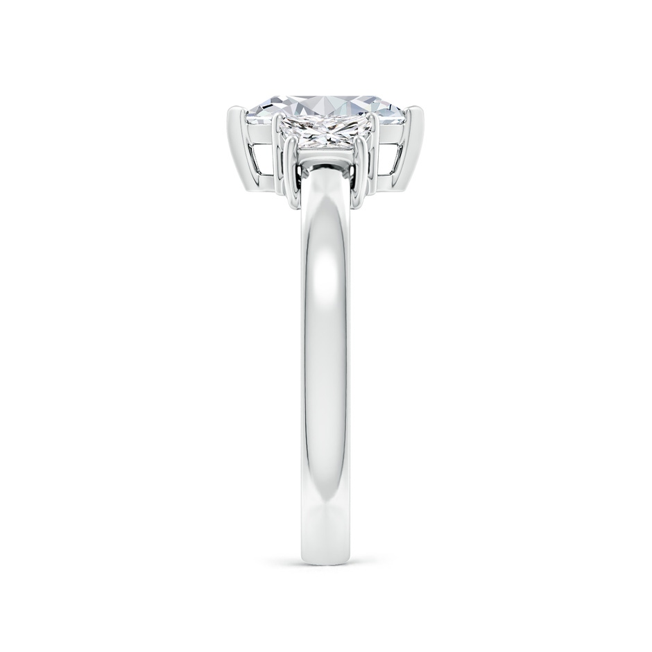 9x4.5mm HSI2 Marquise and Trapezoid Diamond Three Stone Engagement Ring in White Gold side 299