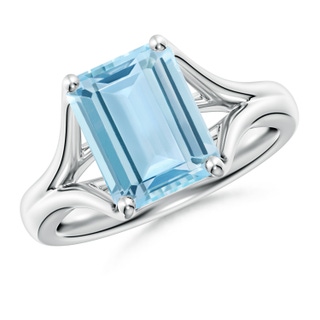 Emerald Cut AAA Aquamarine