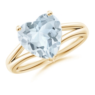 Heart A Aquamarine