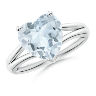 Heart A Aquamarine