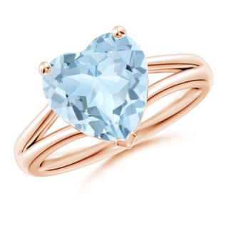 Heart AA Aquamarine