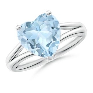 Heart AA Aquamarine