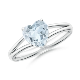 Heart A Aquamarine