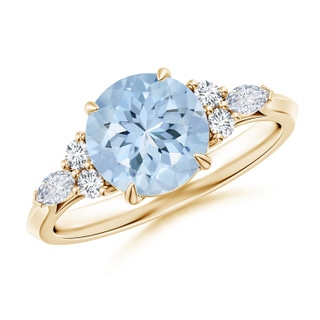 Round AA Aquamarine