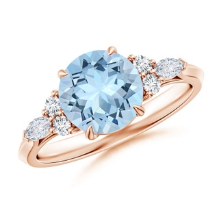 Round AAA Aquamarine