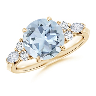 Round A Aquamarine