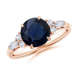 Round A Blue Sapphire