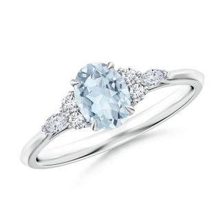 Oval A Aquamarine