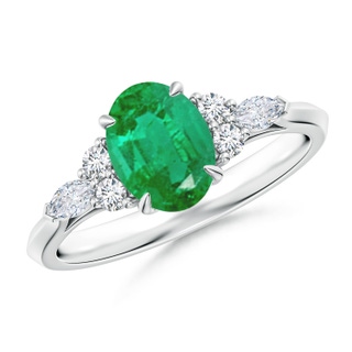 Oval AA Emerald