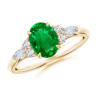 Oval AAAA Emerald