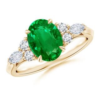 Oval AAAA Emerald