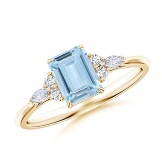 Emerald Cut AA Aquamarine