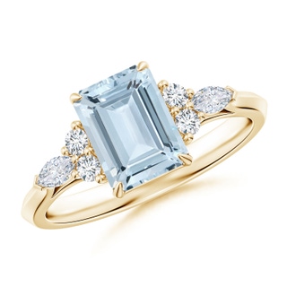 Emerald Cut A Aquamarine