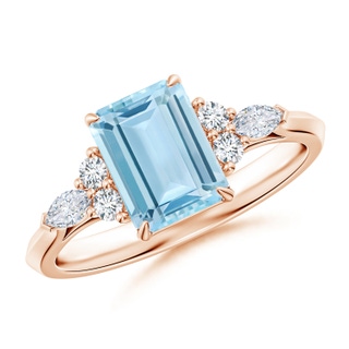 Emerald Cut AAA Aquamarine