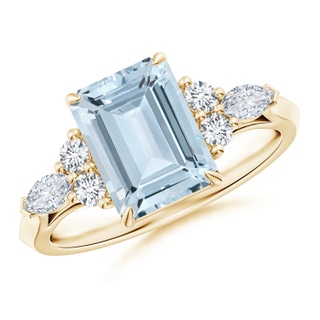 Emerald Cut A Aquamarine