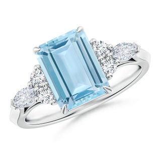 Emerald Cut AAA Aquamarine