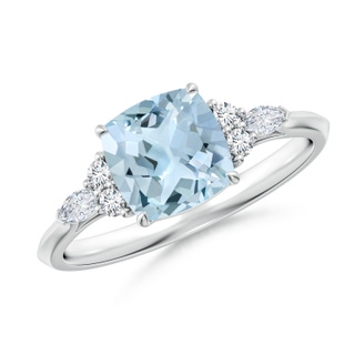Cushion AA Aquamarine