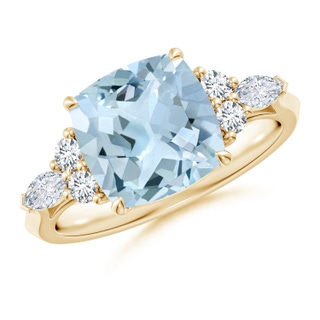 Cushion AA Aquamarine
