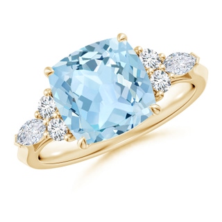 Cushion AAA Aquamarine