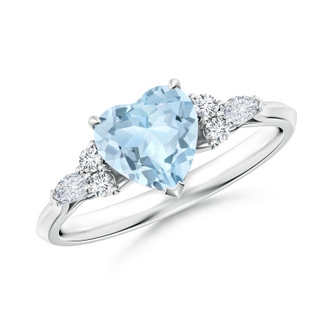 Heart AA Aquamarine