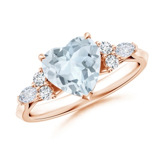 Heart A Aquamarine