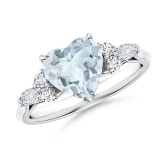Heart A Aquamarine